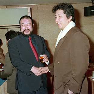 ラッシャー木村(左)と前田日明