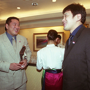 永田裕志(右)と桜庭和志