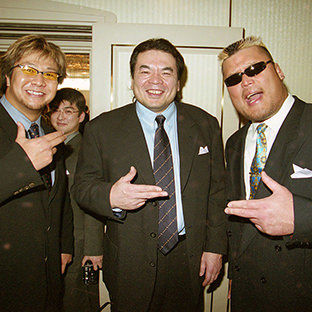 (左から)小島聡、三沢光晴、天山広吉