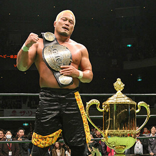 GHCヘビー級選手権、新王者になった杉浦貴