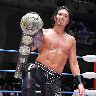 三冠ヘビー級王座戦 ジェイク・リー×芦野祥太郎 王座を防衛したジェイク・リー