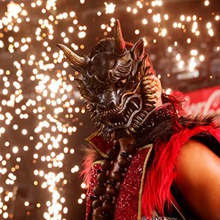 IWGP世界ヘビー級選手権 鷹木信悟vsEVIL 鷹木信悟の龍のマスク