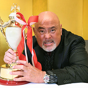 年間最高試合賞を受賞した武藤敬司