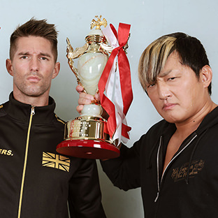 タイチ(右)とザック・セイバーJr.