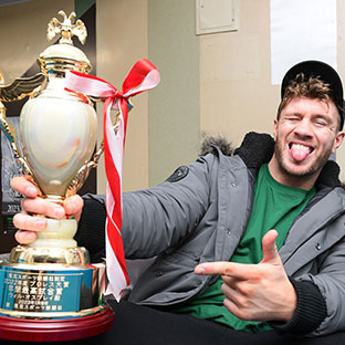 年間最高試合賞を受賞したウィル・オスプレイ