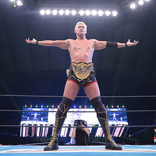 ＩＷＧＰ世界ヘビー級を防衛したオカダ・カズチカ