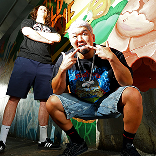 ノックアウトブラザーズ(下・Yuto-Ice、上・OSKAR)