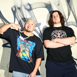 ノックアウトブラザーズ(左からYuto-Ice、OSKAR)