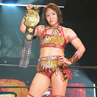 IWGP女子を防衛したSareee